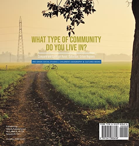What Type of Community Do You Live In? Compare and Contrast Rural Suburban Urban Regions 3rd Grade Social Studies Children’s Geography & 