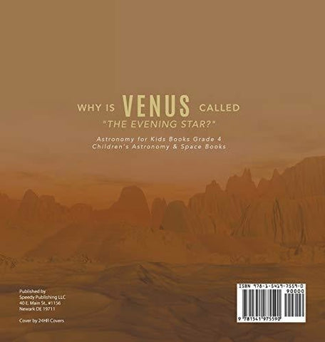Image of Why is Venus Called The Evening Star? - Astronomy for Kids Books Grade 4 - Children’s Astronomy & Space Books